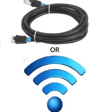 Wired or Wireless network ?