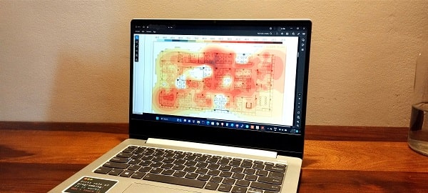 RF Survey Heatmap Laptop